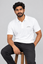 Men's Polo t-shirt - Hills Embroidery design